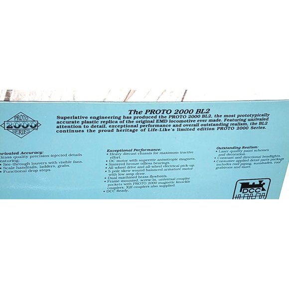 Proto 2000 Series HO Scale BL2 Locomotive Model Train - Setting the Standard - Picture 16 of 16